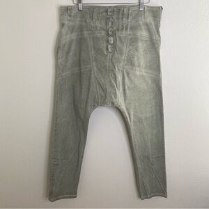 Mia Inspiration Womens Crop Pants Gray Side Zip Pockets Size 3